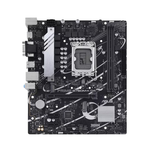 ASUS Prime B760M-K D4 Reliable Micro-ATX DDR4 Motherboard