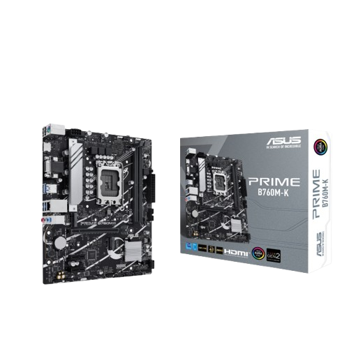ASUS Prime B760M-K Reliable Micro-ATX Business Motherboard