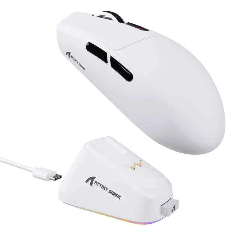 Attackshark G3 Pro Wireless Gaming Mouse – Black / White