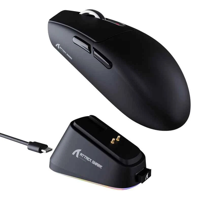 Attackshark G3 Pro Wireless Gaming Mouse – Black / White
