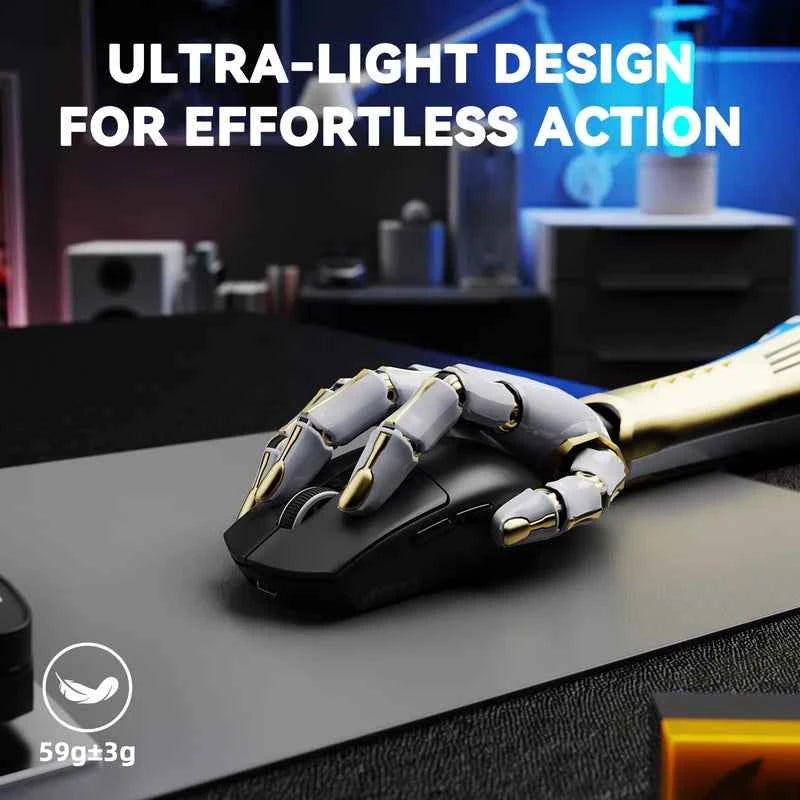 Attackshark G3 Pro Wireless Gaming Mouse – Black / White