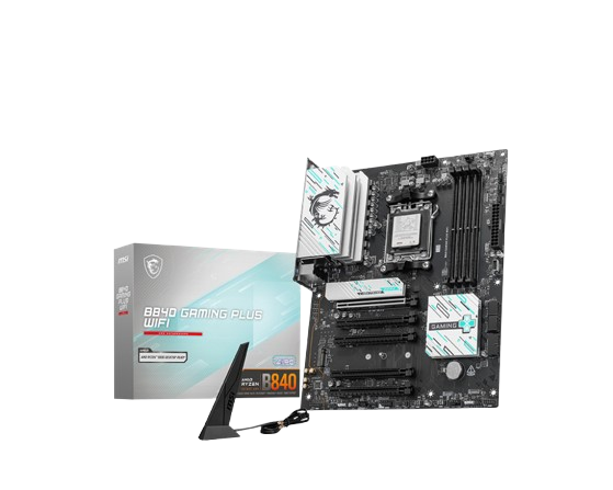 B840 Gaming Plus WiFi Motherboard for High-Speed PC Builds