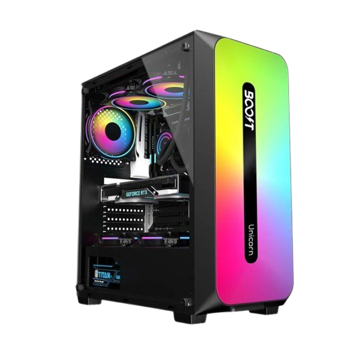 Boost Unicorn Enclosure with Triple ARGB Cooling Fans