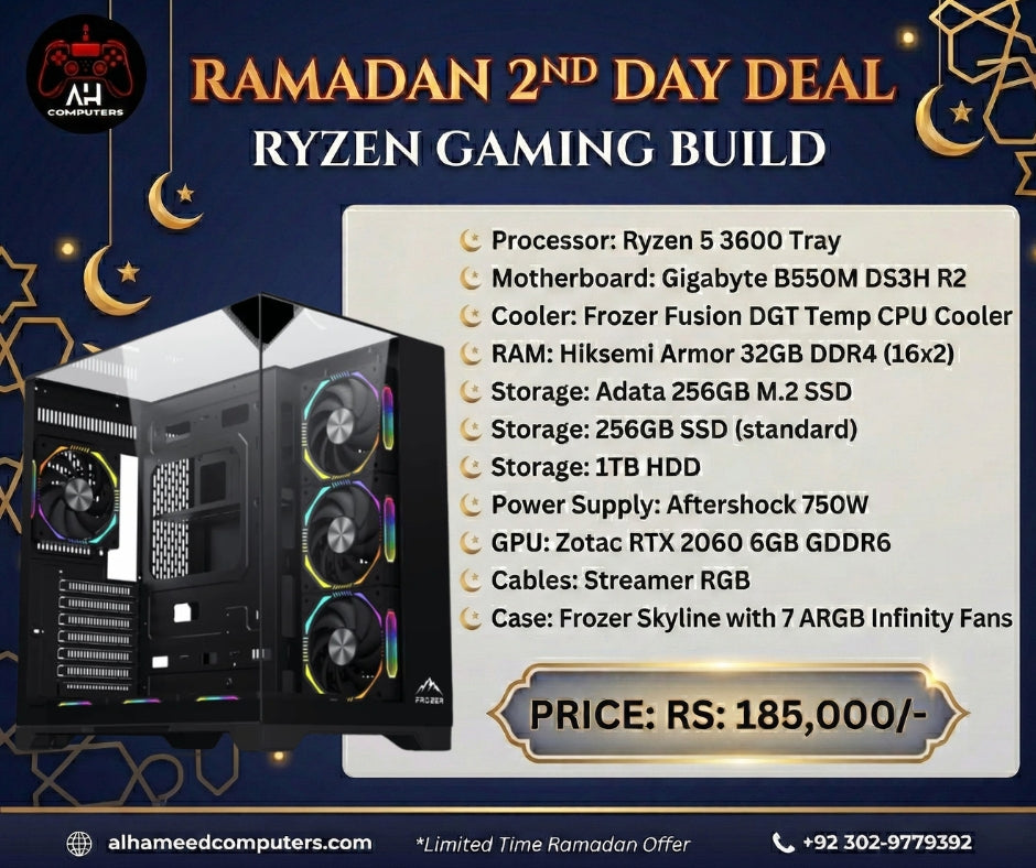 Ryzen 3600 Gaming Beast Pre-Build | Ramadan 2nd Day Deal