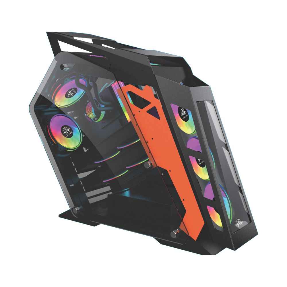 AA-Tiger Used Transformer Extreme Gaming Case Black 8 ARGB