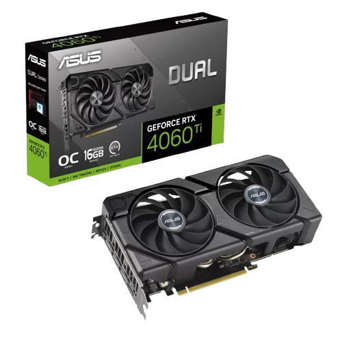ASUS Dual GeForce RTX 4060 Ti O16G EVO 16GB GPU