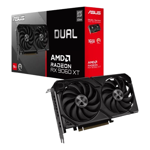 ASUS Dual Radeon RX 9060 XT O16G 16GB GDDR6 Graphics Card