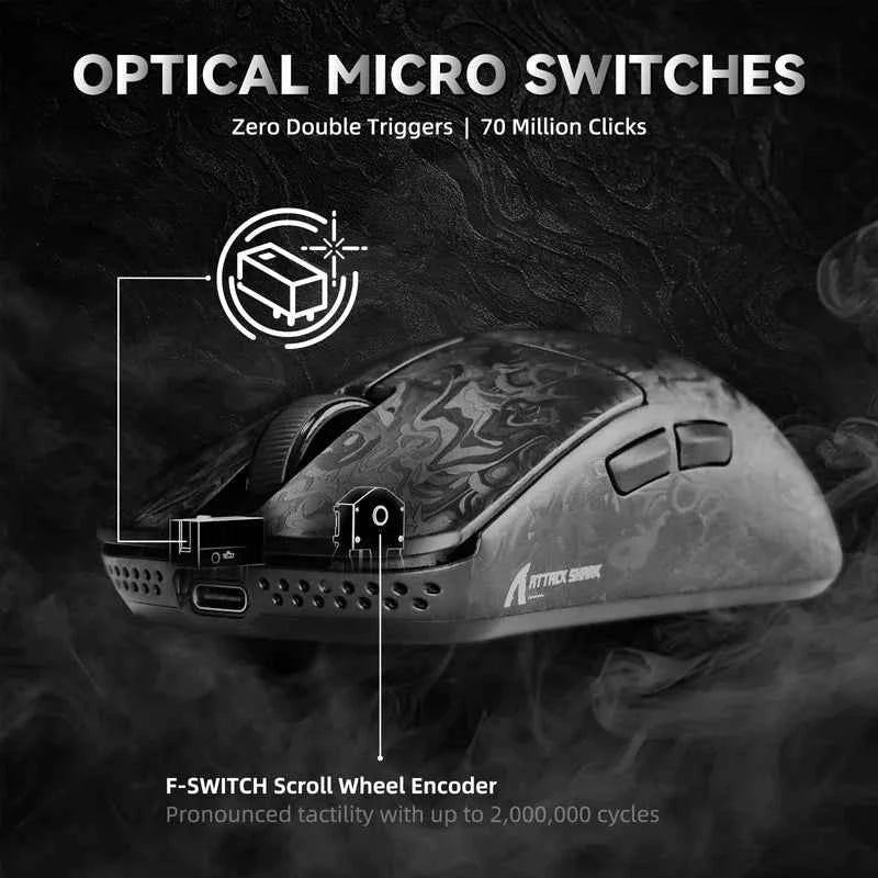 Attackshark R11 Ultra Phantom Wireless Gaming Mouse