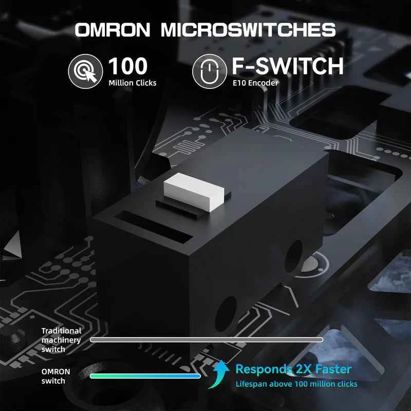 Attackshark R5 Ultra Wireless Gaming Mouse – Black