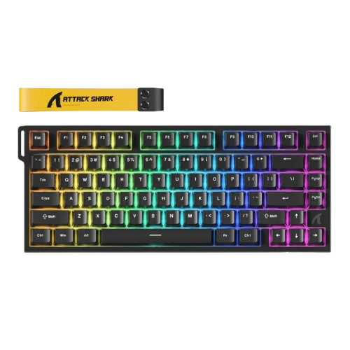 Attackshark R82 HE Black Simple Gaming Keyboard