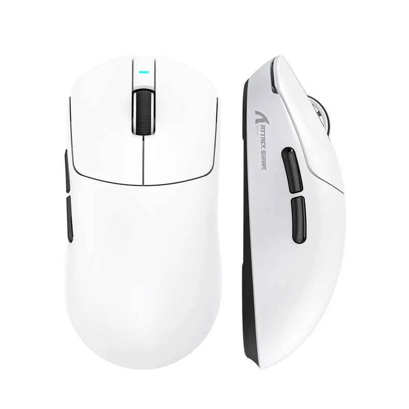 Attackshark X8 SE Wireless Gaming Mouse – Black  White