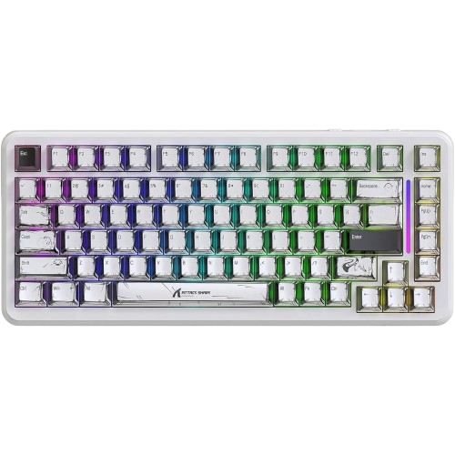 Attackshark X82 PRO HE Cosmic White Gaming Keyboard