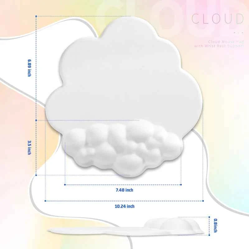 CM01 White Gaming Mousepad 450×400mm Large Extended