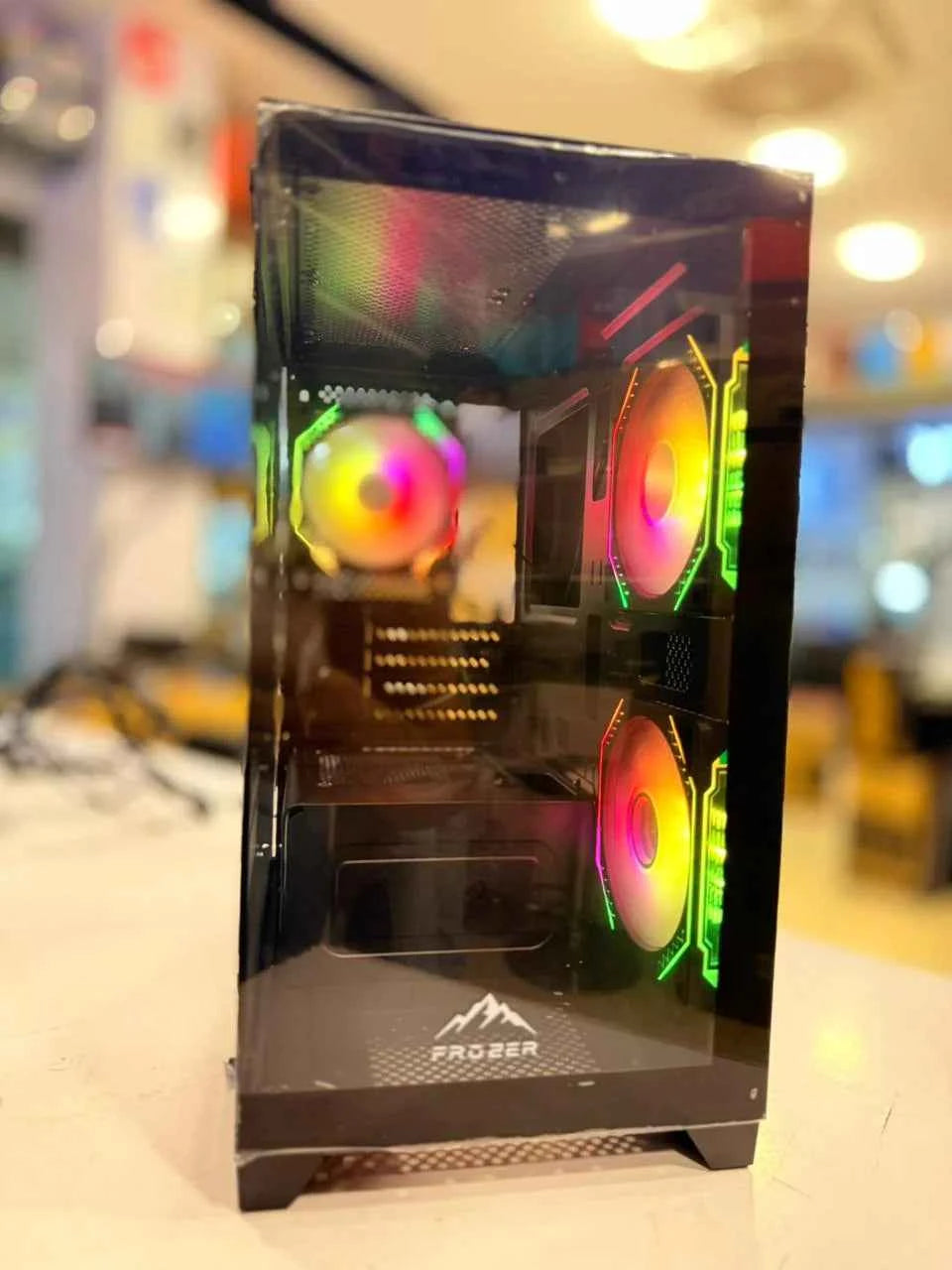 Frozer Aura M Black Micro-ATX Gaming Case Tempered