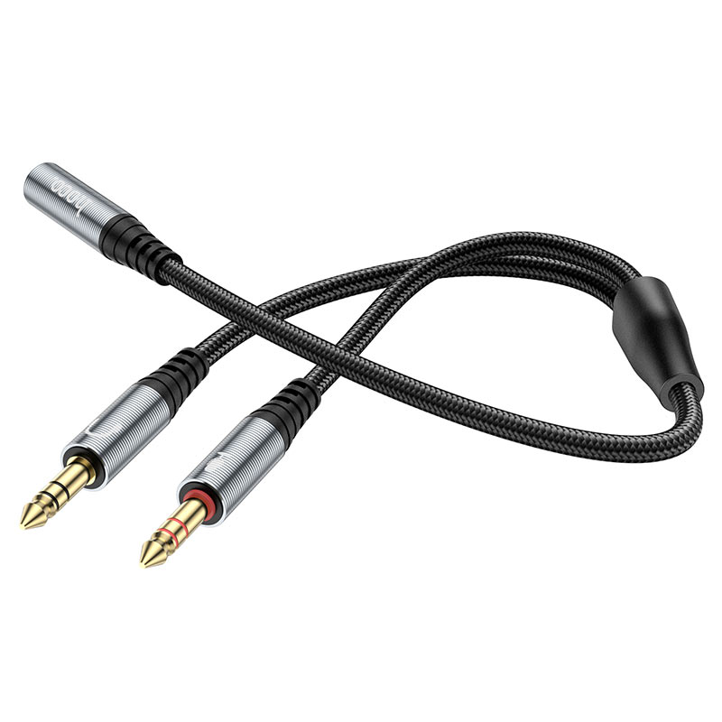 UPA21 2-in-1 3.5mm Headset Audio Adapter Cable Female to 2 Male
