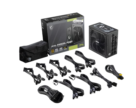 MAG A1250GL PCIE 5 High-Power Fully Modular PSU