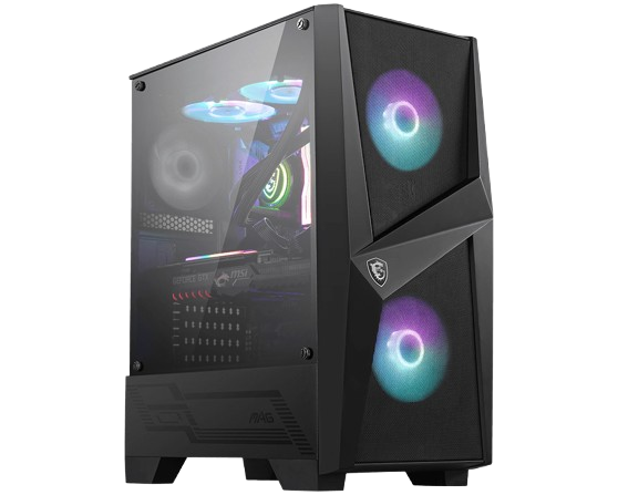 MAG FORGE 100R ARGB Mid-Tower High-Airflow Gaming Case