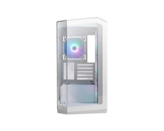 MAG PANO M100R PZ White Panoramic ARGB Gaming PC Case