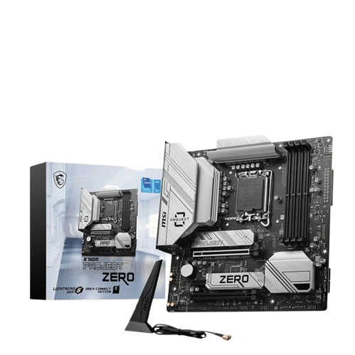 MSI B760M PROJECT ZERO Motherboard | DDR5 Intel Board
