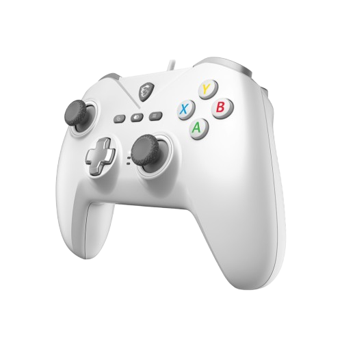 MSI FORCE GC200 Gamepad White – Wired Vibration Controller
