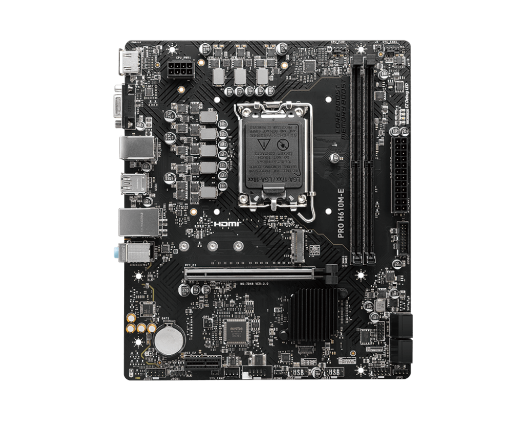 PRO H610M-E D5 Micro-ATX Motherboard (Intel H610, LGA1700, DDR5)