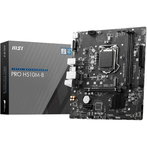 PRO H510M-B D4 Micro-ATX Motherboard (Intel H510, LGA1200, DDR4)