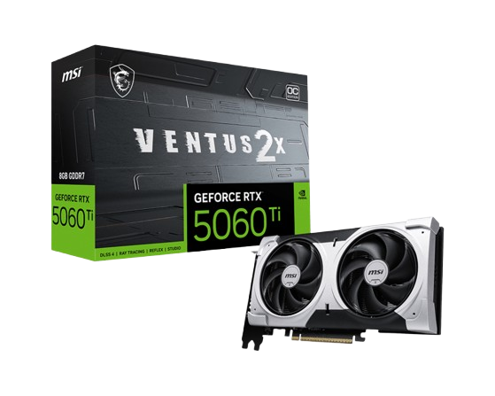 MSI GeForce RTX 5060 Ti VENTUS 2X 8G OC PLUS Graphics Card