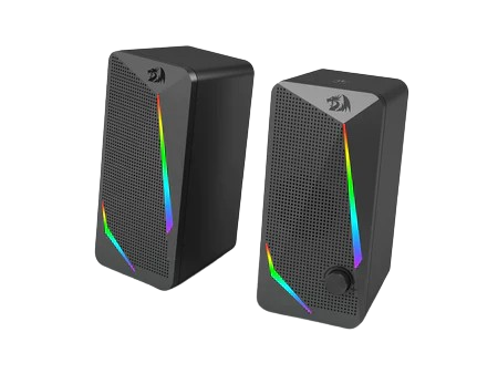 Redragon GS510 WALTZ RGB 2.0 Stereo Gaming Speakers Setup