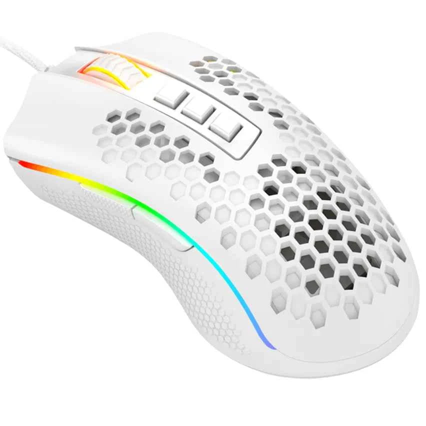 Redragon M988W Storm Elite RGB Lightweight Mouse White