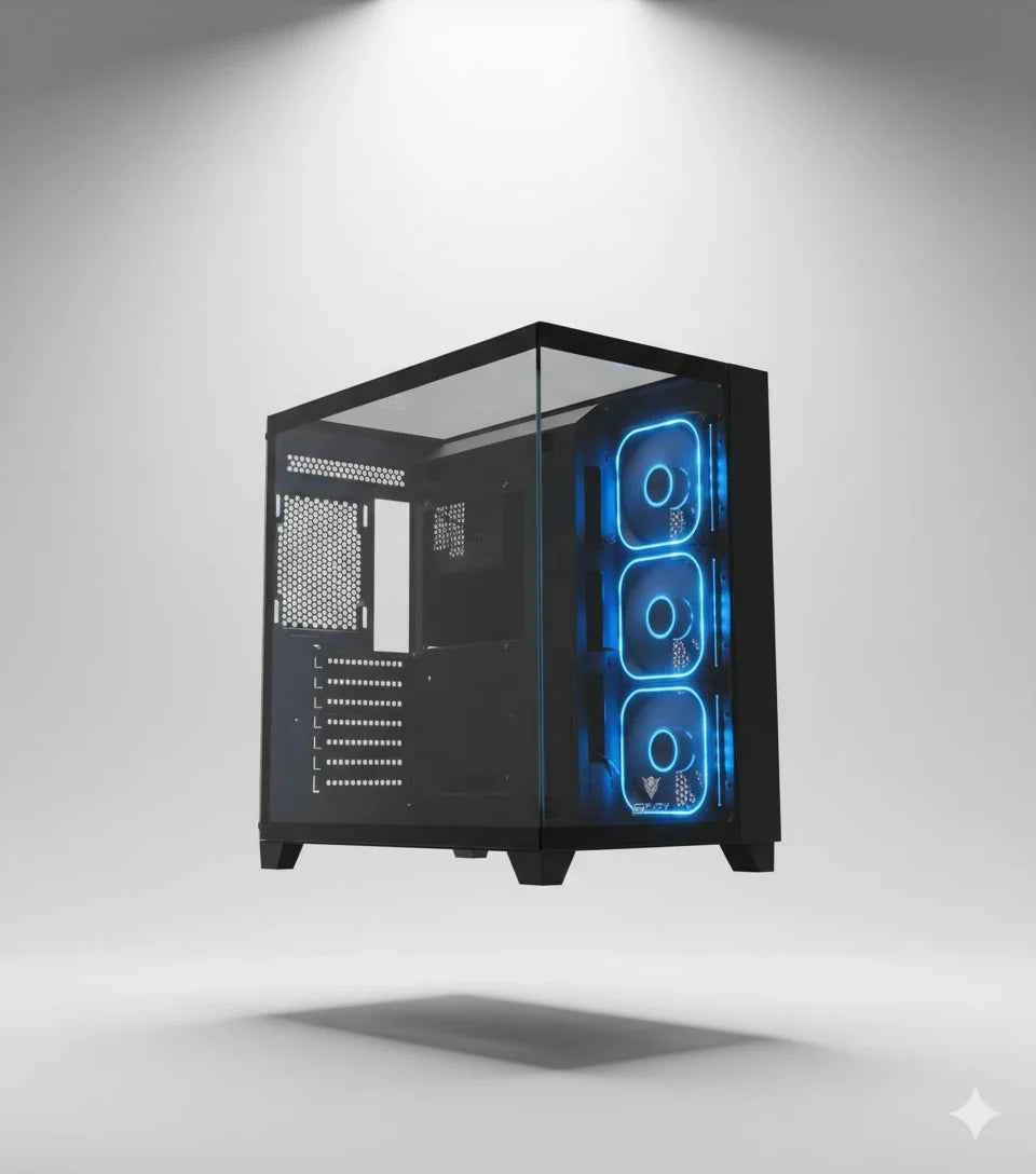G Fury Mighty GF-300 Mid Tower Gaming Case RGB