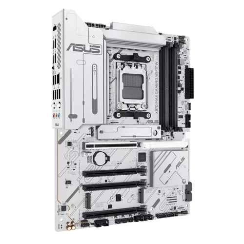 ASUS X870 MAX GAMING WIFI 7 White AM5 DDR5 ATX Board