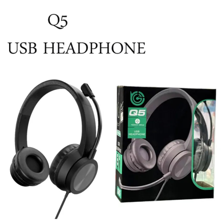 Q5 USB Wired Headphone