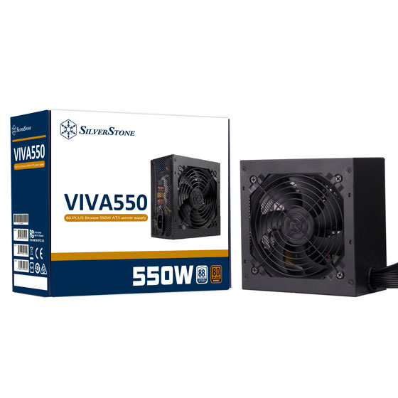 SilverStone VIVA 550 Bronze Power Supply 80+ Bronze