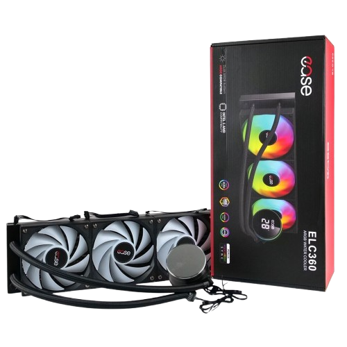 Ease liquid Cooler with Digital Display 360mm ARGB TDP 300 watts