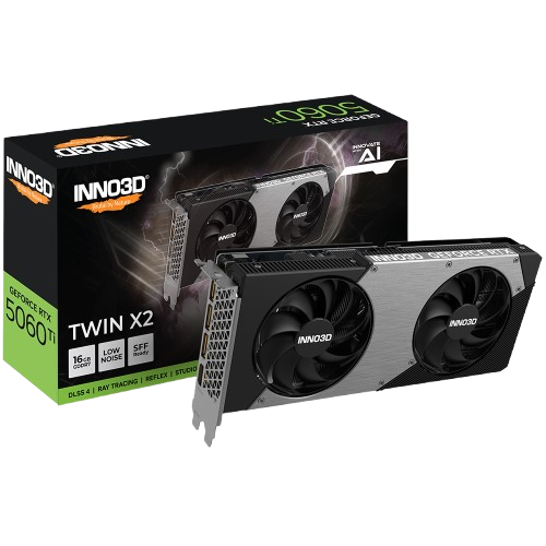 Inno3D GeForce RTX 5060 Ti 16GB Twin X2 GDDR7 Gaming Graphics Card1