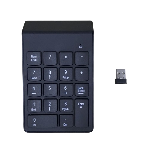 K1 Wireless 2.4ghz Numpad Black