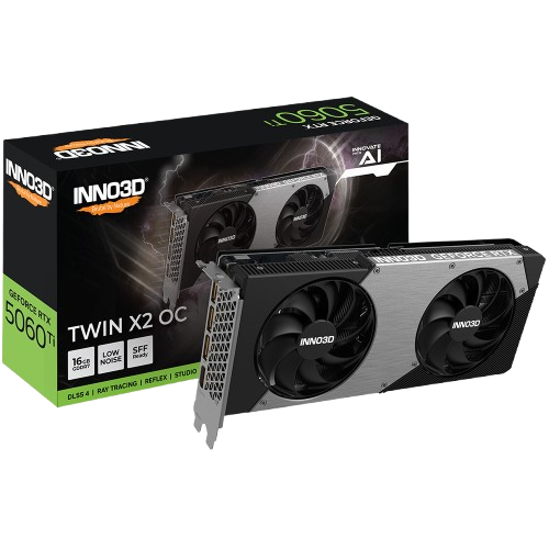 Inno3D GeForce RTX 5060 Ti 16GB Twin X2 OC GDDR7 Gaming Graphics Card