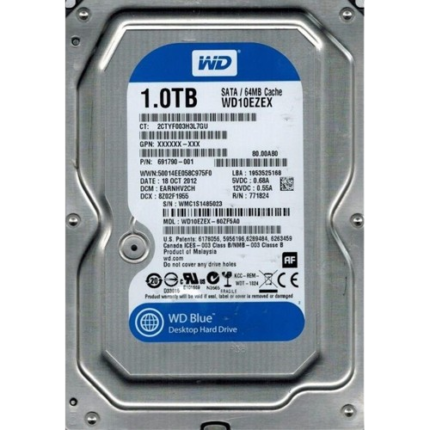 1TB Internal Hard Disk Drive (HDD) High-Performance