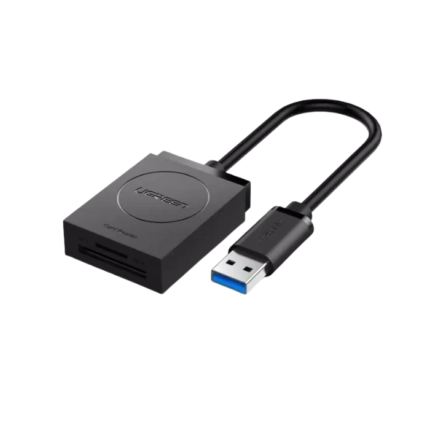 2-In-1 USB 3.0-A Card Reader 15cm Cable 20250