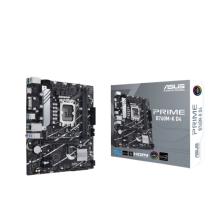 ASUS Prime B760M-K D4 Reliable Micro-ATX DDR4 Motherboard