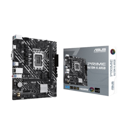 ASUS Prime H610M-K ARGB D5 Micro-ATX DDR5 Motherboard