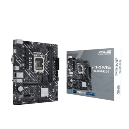 ASUS Prime H610M-K D4 Micro-ATX Reliable DDR4 Motherboard