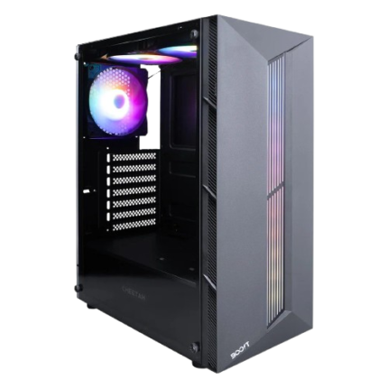 Boost Cheetah Gaming Case with Triple ARGB Cooling Fans