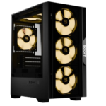 Boost Essential Series E200 Gaming Case with 4 ARGB Fans