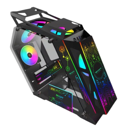 Boost Godzilla Used ATX Gaming PC Case Without ARGB Fans