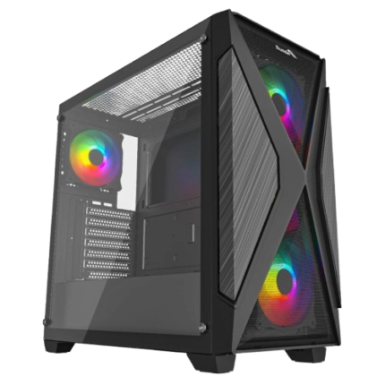 Thunder Diesel TGC-684 ATX RGB Case with 3 ARGB Fans
