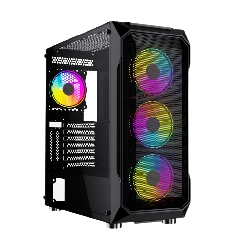 ThunderScarTGSV36ATXGamingCasewithBoldDesign_2.png Thunder Scar TGS V36 ATX Gaming Case with Bold Design - Image 1
