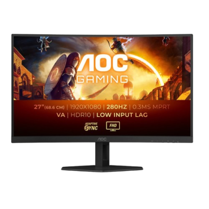 AOC C27G4ZE 27-Inch Curved Gaming Monitor 280Hz