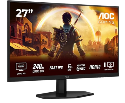 AOC Q27G42ZE 27-Inch QHD 240Hz Esports Gaming Monitor