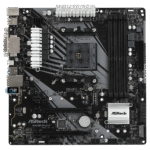 ASRock B450M Pro4-F AMD AM4 Micro-ATX Motherboard